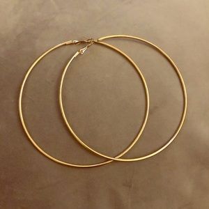 Jumbo hoop earrings